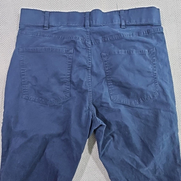 Member's Mark Mason Chino Men's Size W34xL32 Navy Stretch Style M721480 5 Pocket - Picture 10 of 16